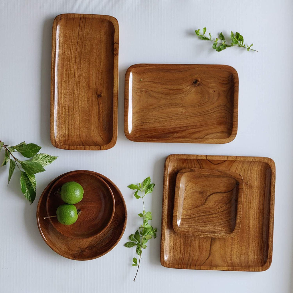 Adore Wooden serving set