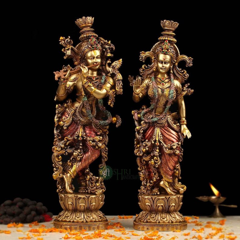 Adore Radha Krishna pair