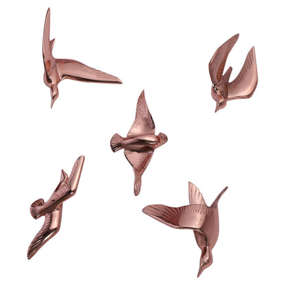 Adore Metal flying birds wall sculpture