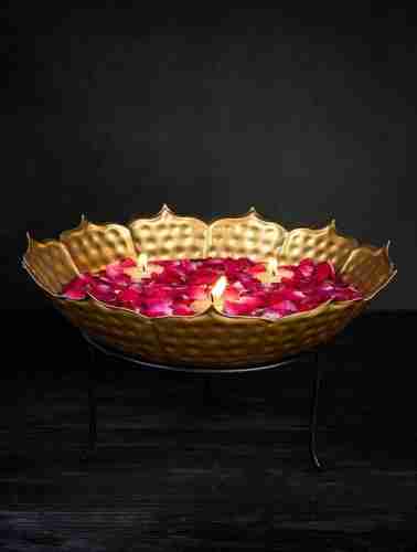 Adore Festive decorative bowl  with stand [Set of 3]