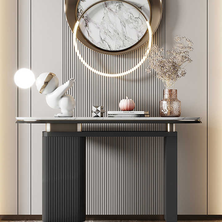 Adore Dark frill console table