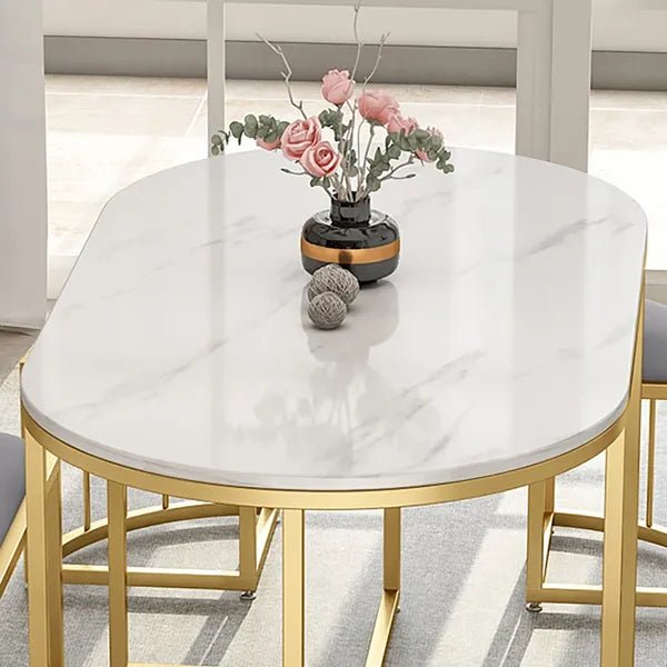 Adore 6 seater space saver dining table set - Adore & Décor