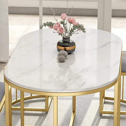 Adore 6 seater space saver dining table set - Adore & Décor