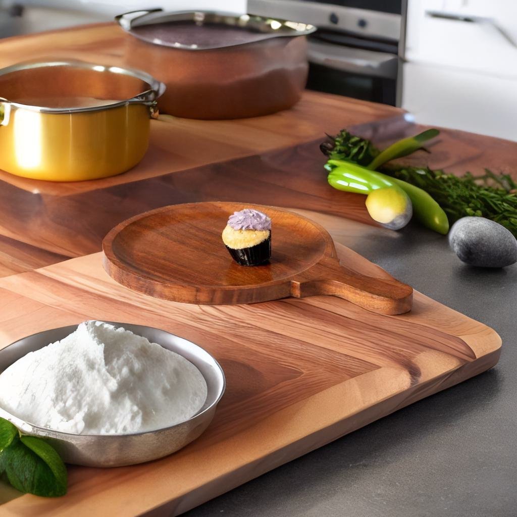 Adore Acacia wood pizza serving plate - Adore & Décor
