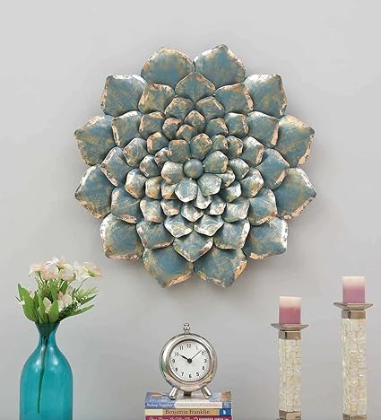 Adore Blue daisy wall art - Adore & Décor