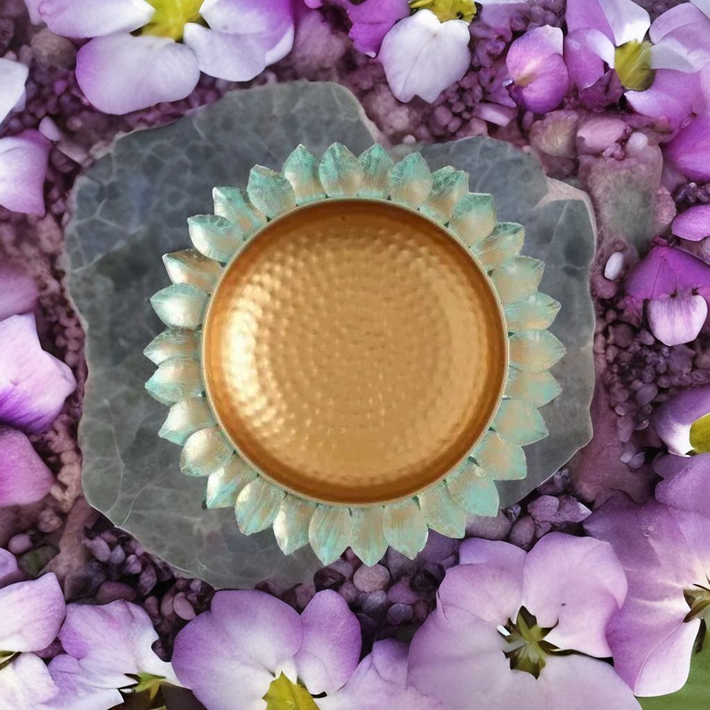 Adore Blue lotus petal Urli [pack of 5] - Adore & Décor