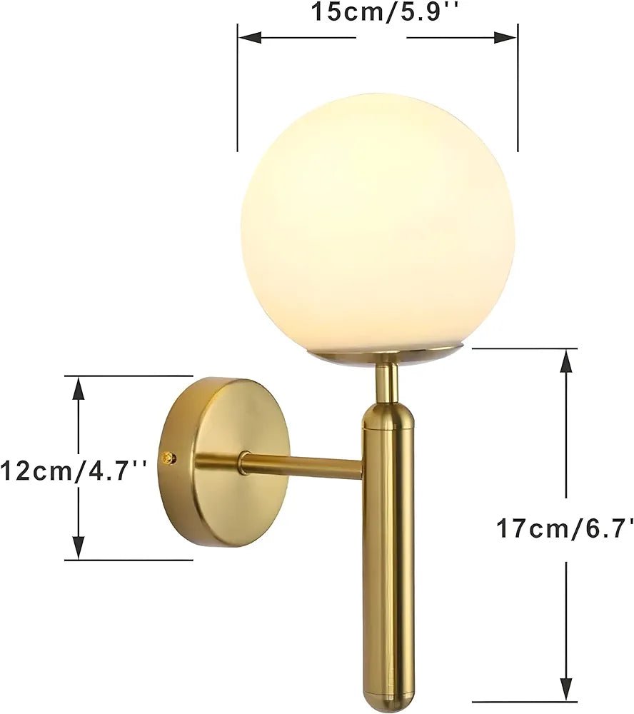 Adore bright spot set [Human sized mirror, wall light*2] - Adore & Décor