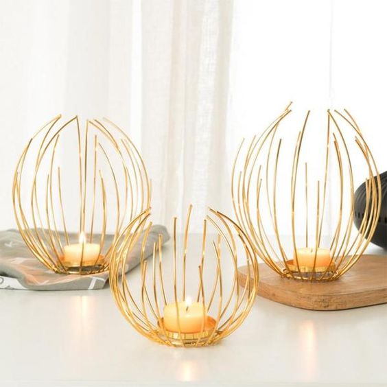 Adore Carved candle holder[set of 2] - Adore & Décor