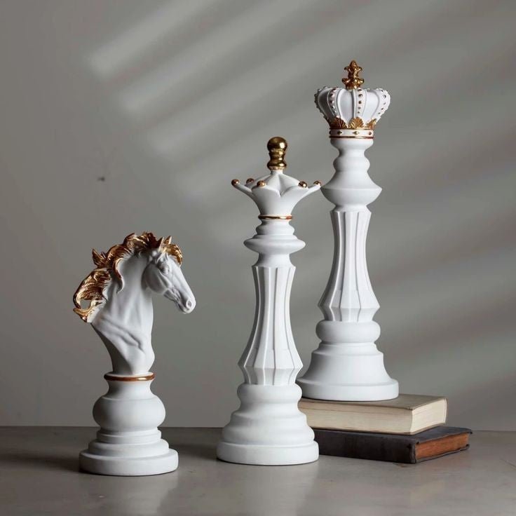 Adore chess Grandmaster decor[ set of 3] - Adore & Décor