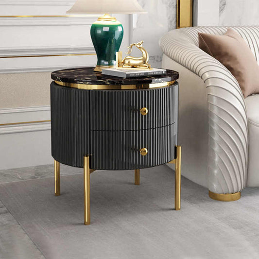 Adore chic base drawer side table - Adore & Décor