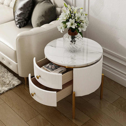 Adore chic base drawer side table - Adore & Décor
