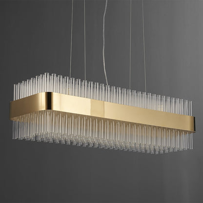 Adore classic crystal halt chandelier - Adore & Décor
