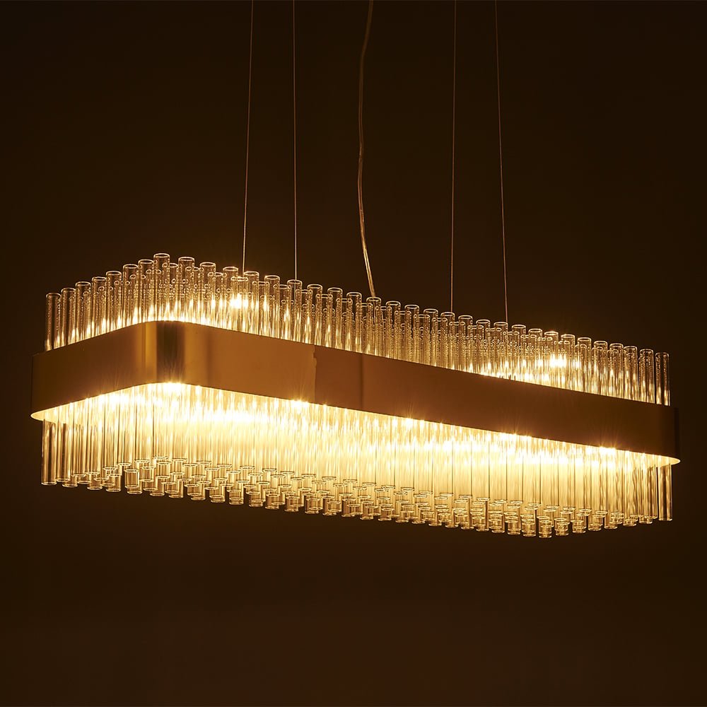 Adore classic crystal halt chandelier - Adore & Décor