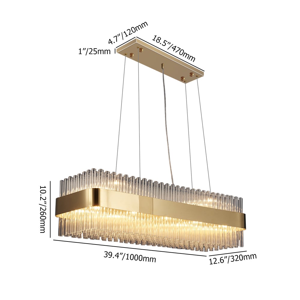 Adore classic crystal halt chandelier - Adore & Décor
