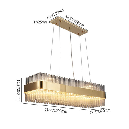 Adore classic crystal halt chandelier - Adore & Décor