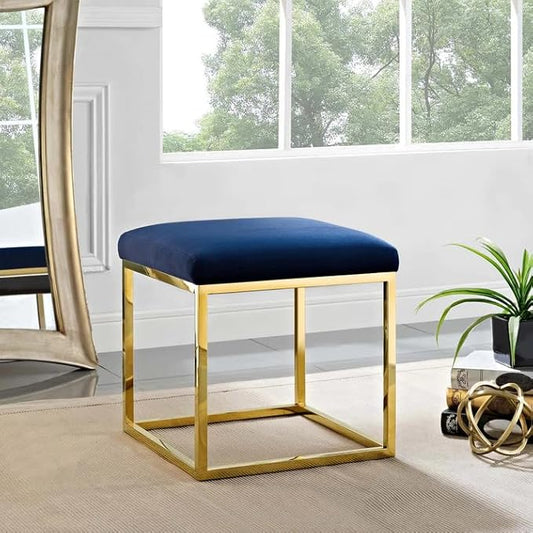 Adore cozy corner bundle[Ottoman, Floor lamp, Hanging light, Metal planter] - Adore & Décor