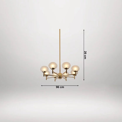 Adore creme crush chandelier - Adore & Décor