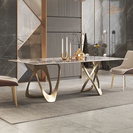 Adore crossed legs etiquette dining table - Adore & Décor