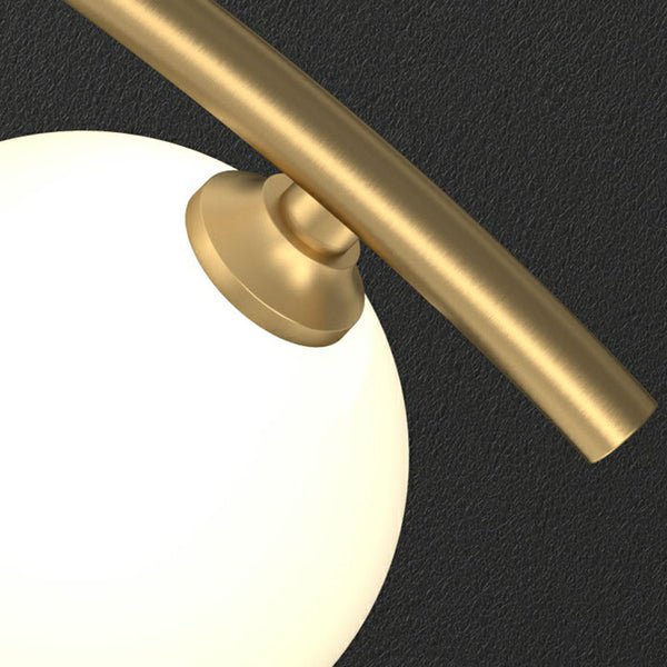 Adore Curvy frosted glass chandelier - Adore & Décor