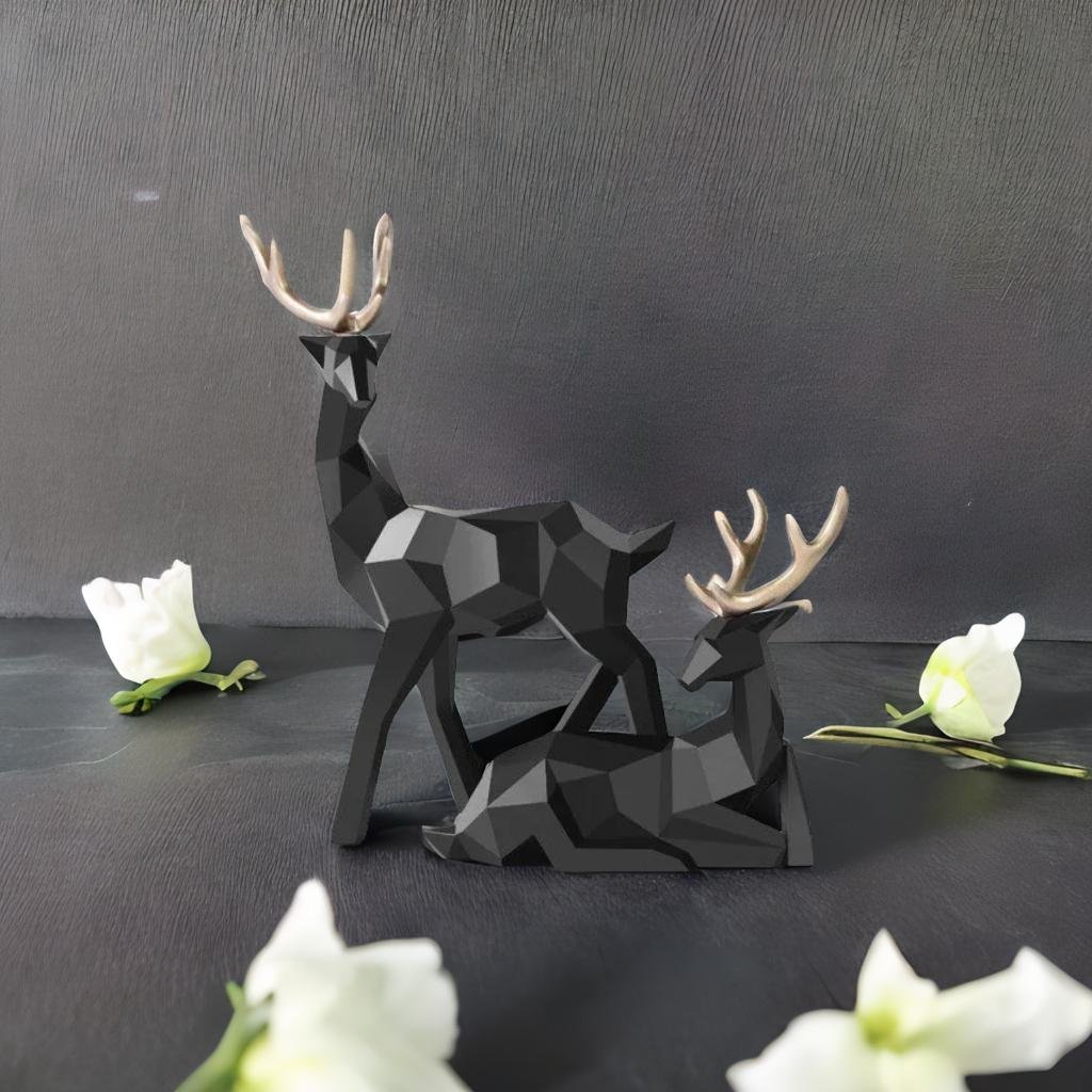 Adore Deer Pair Sculpture - Adore & Décor