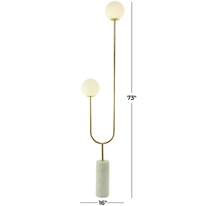 Adore Double moon on stand bar floor lamp - Adore & Décor