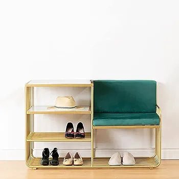 Adore emerald cushioned multipurpose console - Adore & Décor