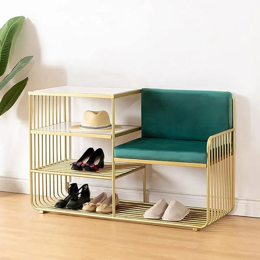 Adore emerald cushioned multipurpose console - Adore & Décor