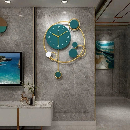 Adore Emerald green wall clock - Adore & Décor