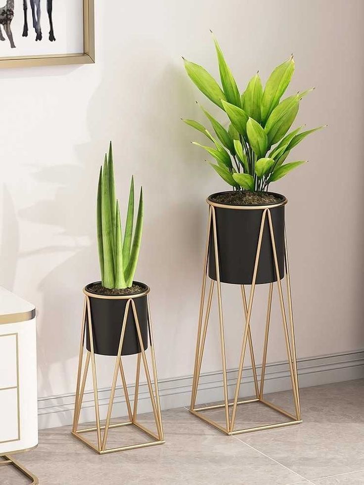 Adore Fancy metal planter set - Adore & Décor
