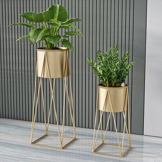 Adore Fancy metal planter set - Adore & Décor