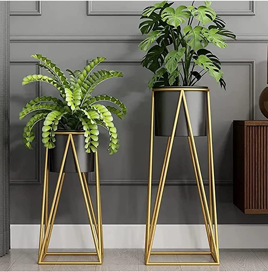 Adore Fancy metal planter set - Adore & Décor