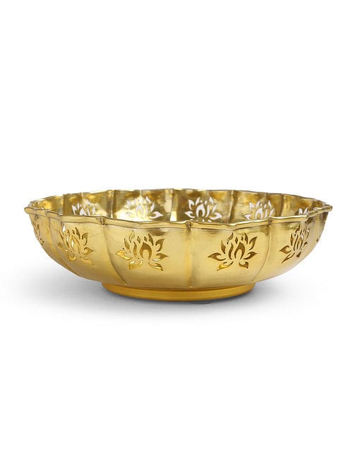 Adore Festive Brass metal Bowl Set - Adore & Décor