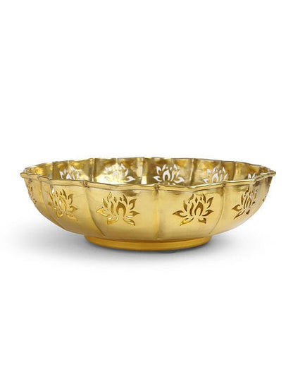 Adore Festive Brass metal Bowl Set - Adore & Décor