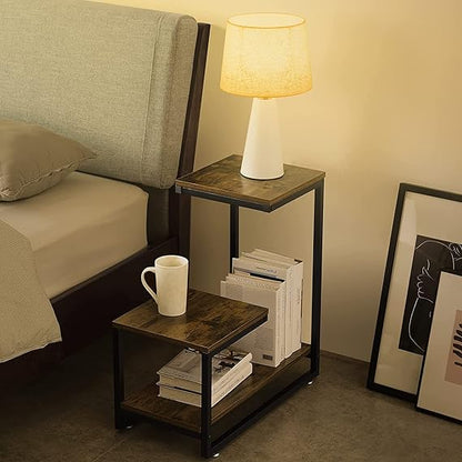 Adore G Shaped Narrow Slim Night Table - Adore & Décor