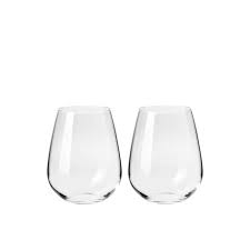 Adore Gin crystal glasses Set - soft carved - Adore & Décor