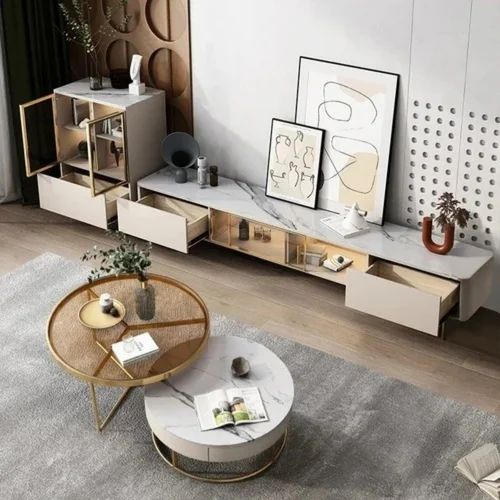 Adore glass through table set - Adore & Décor