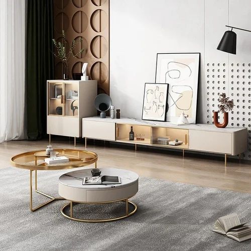 Adore glass through table set - Adore & Décor