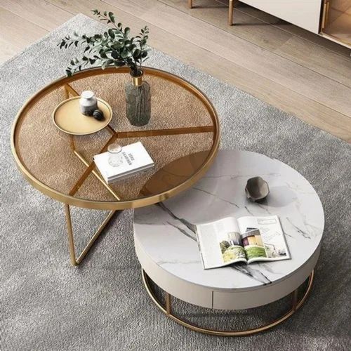 Adore glass through table set - Adore & Décor