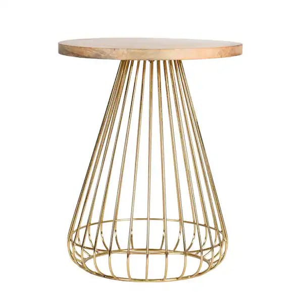 Adore Gold aisle cage table - Adore & Décor