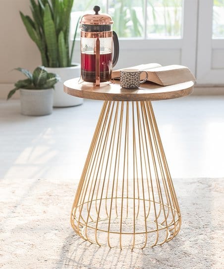 Adore Gold aisle cage table - Adore & Décor
