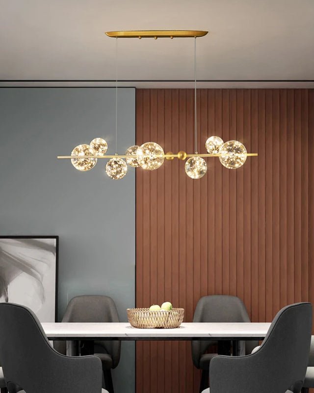 Adore golden globes chandelier - Adore & Décor