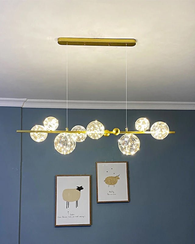 Adore golden globes chandelier - Adore & Décor