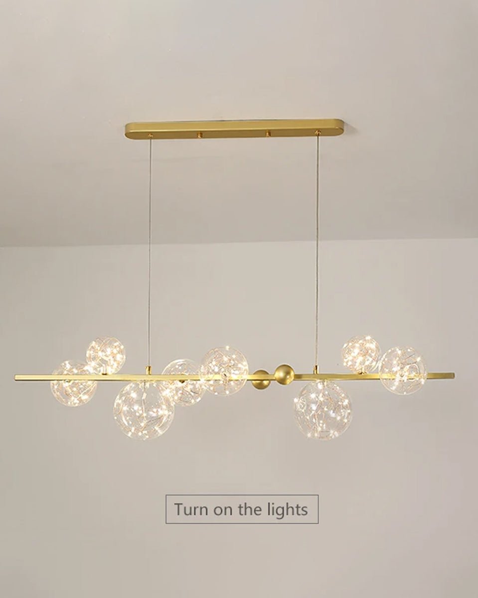Adore golden globes chandelier - Adore & Décor