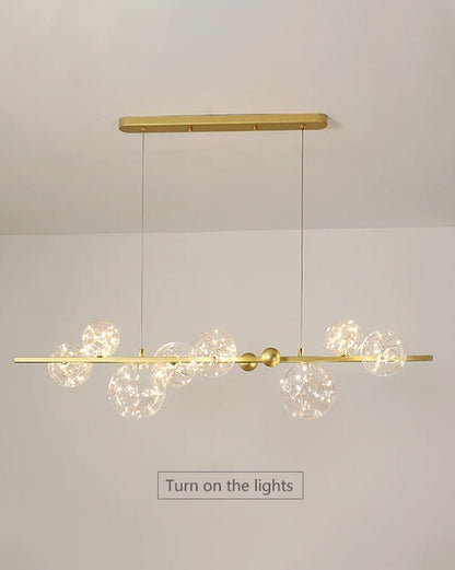 Adore golden globes chandelier - Adore & Décor