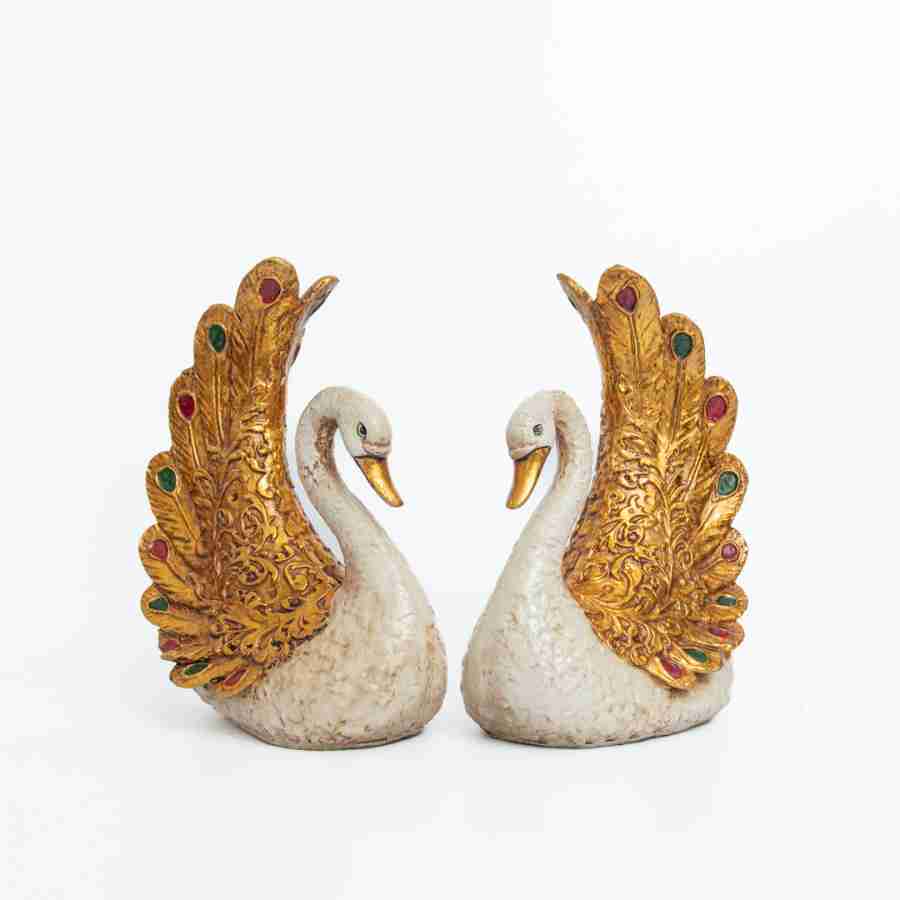 Adore golden swan pair - Adore & Décor
