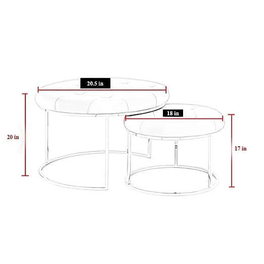 Adore Green Emerald nesting table [set of 2] - Adore & Décor