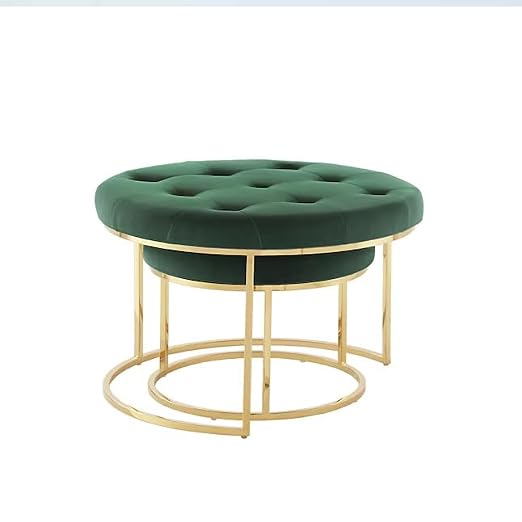 Adore Green Emerald nesting table [set of 2] - Adore & Décor
