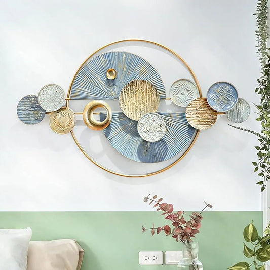 Adore grey and blue wall art - Adore & Décor