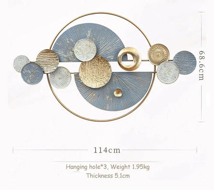 Adore grey and blue wall art - Adore & Décor
