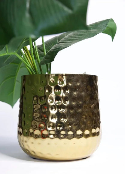 Adore hammered cues planter - Adore & Décor